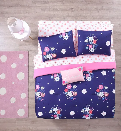 Vista 3 de Kute Kids Juego de edredón para niños con fundas de varios tamaños y diseños cálidos y coloridos, comodidad para todas las estaciones para niños
