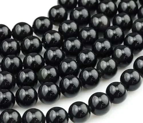 Vista 26 de Zenkeeper 116 piezas cuentas de piedra de sangre africana para hacer joyería 6 MM cuentas sueltas de piedras preciosas de sangre africana