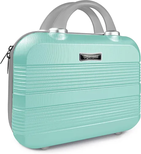 Vista 11 de Estuche de maquillaje de carcasa dura, H003-verde-12 pulgadas