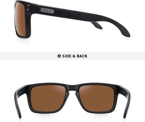Vista 4 de OLIEYE Gafas de sol polarizadas deportivas para hombre gafas de sol con marco flexible