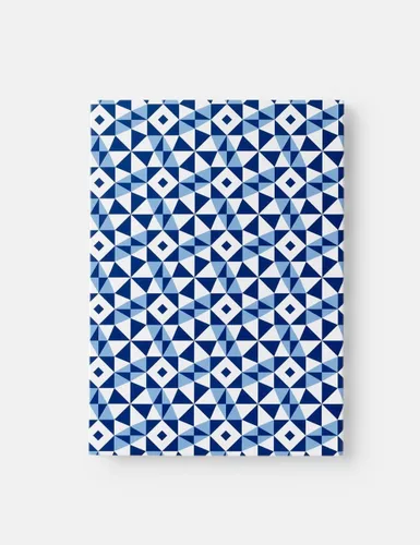Vista 11 de Bella Copia Blue Midsized Blank Notebook