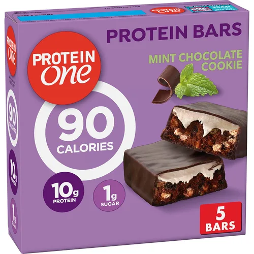 Vista 7 de Protein One Barra de proteína de chispas de chocolate de 90 calorías, 4.8 onzas (5 unidades)