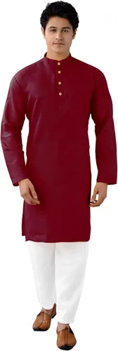 Vista 10 de Chandrakala Hombre Clásico Blanco-112