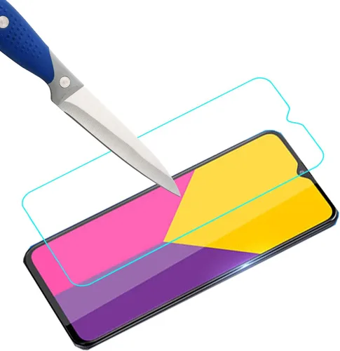 Vista 5 de Mr.Shield [Paquete de 3] Protector de pantalla diseñado para Samsung Galaxy A10e / Galaxy A10E [vidrio templado] con repuesto de por vida Vidrio