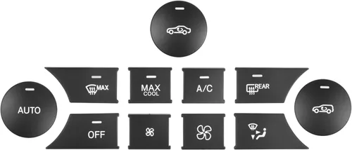 Vista 9 de Jaronx compatible con botones de velocidad del ventilador Mercedes Benz