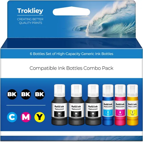 Vista 9 de Black Ink ET-3850 ET-2850 ET-4850 Reemplazo para ET2850 3850 ET-3760 4760