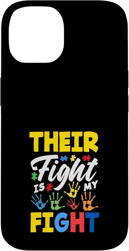 Vista 4 de Their Fight is My Fight Autism Awareness Case for iPhone 17