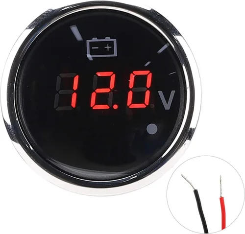 Vista 7 de Medidor de voltaje digital de 2 pulgadas, medidor de voltaje, medidor de voltaje de batería de 2 pulgadas, pantalla digital LED, IP67, impermeable