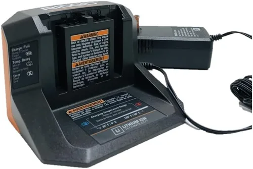 Vista 4 de RIDGID Cargador de iones de litio de 18 V No es elegible para el Acuerdo de Servicio de por Vida