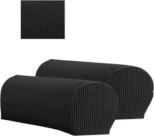Vista 12 de 2 fundas de poliéster para reposabrazos de sofá, funda para sillón, fundas antipolvo, protector de muebles suave y cómodo para sofá, silla reclinable