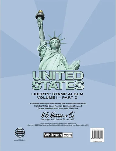 Vista 14 de Harris USA Liberty sello álbum con imágenes/ilustraciones parte A 1847-1994 Carpeta de páginas y libertad