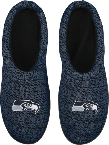 Vista 75 de FOCO NFL - Pantuflas para hombre con suela Cupsole tejidas en poliéster