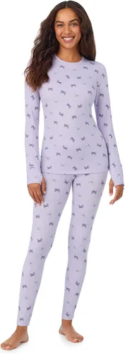 Vista 14 de Cuddl Duds Heavyweight 2 Piece Sets Base Layer Thermal Underwear for Women Negro