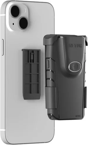 Vista 4 de NETUM Escáner de código de barras Bluetooth 2D, lector de código de barras QR portátil 3 en 1 pequeño con clip trasero