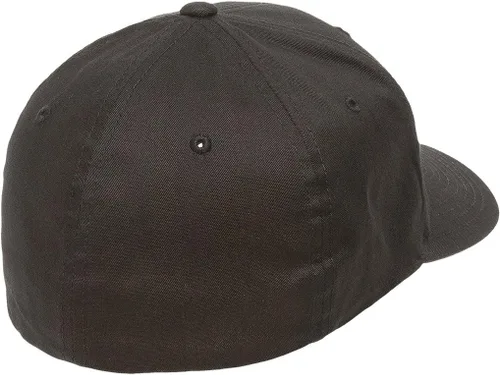 Vista 3 de Flexfit/Yupoong Gorra ajustable, de sarga de algodón Negro