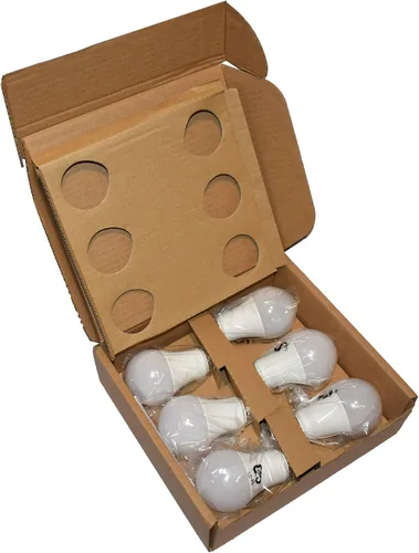 Vista 5 de Amazon Basics - Bombillas LED no regulables, eficientes energéticamente, de larga duración, equivalente a 40 W, 6 W, base estándar E26, 2700 K, vida