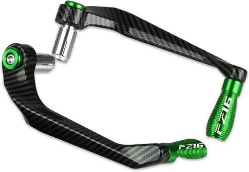 Vista 10 de Accesorios de motocicleta para FZ16 FZ25 2008-2018 Agarres de manillar de freno final Palanca de embrague Protección (color : negro)