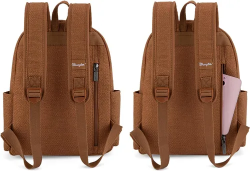 Vista 4 de Montana West Wrangler Aztec - Mochila de punto para mujer, estilo occidental, casual, mochila