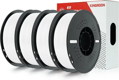 Vista 16 de Kingroon Filamento de impresora 3D PLA Plus (PLA+), 10 rollos, precisión dimensional +/- 0.001 in, carrete de 22 libras (22 libras), 0.069 in, negro