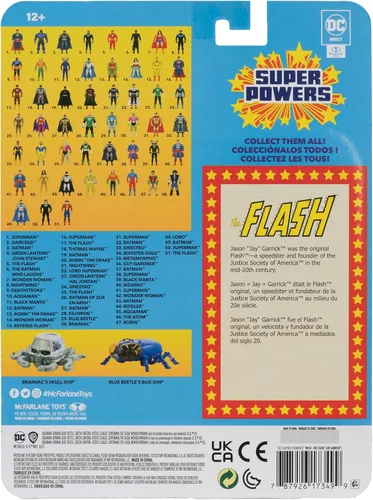 Vista 6 de McFarlane Toys - Figura de acción de DC Super Powers The Flash (Jay Garrick) de 4.5 pulgadas