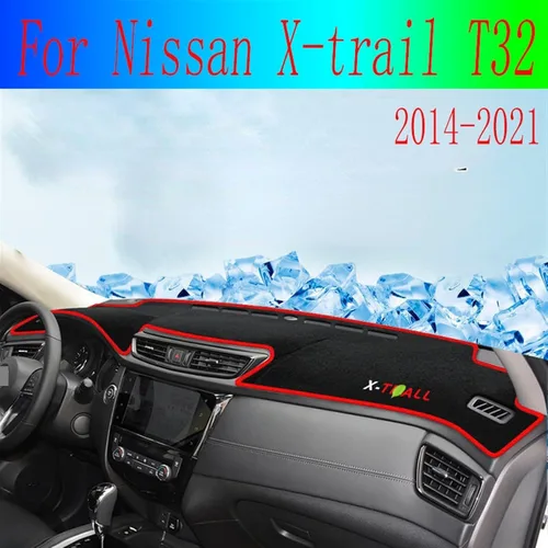 Vista 2 de Cubierta de salpicadero para Nissans X-Trail T32, cubierta de tablero de instrumentos para evitar la luz, tapete para panel de instrumentos, 1