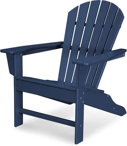 Vista 10 de POLYWOOD South Beach Adirondack, sillón ideal para la playa., Turquoise Aruba
