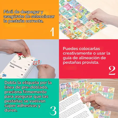 Vista 4 de 105 PIEZAS Etiqueta de Calendario Mensual Laminada - 48 Meses, 22 Temas, 35 en Blanco, 80 Pegatinas de Planificación con Guía de Alineación
