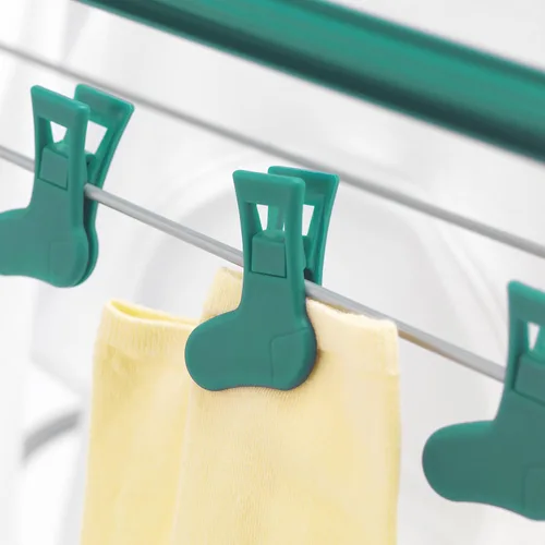 Vista 4 de Addis Secador de ropa plegable de lujo de 3 niveles Airer para el hogar Aqua