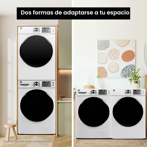 Vista 7 de Kenmore Secador de gas de carga frontal de 8.0 pies cúbicos - Blanco