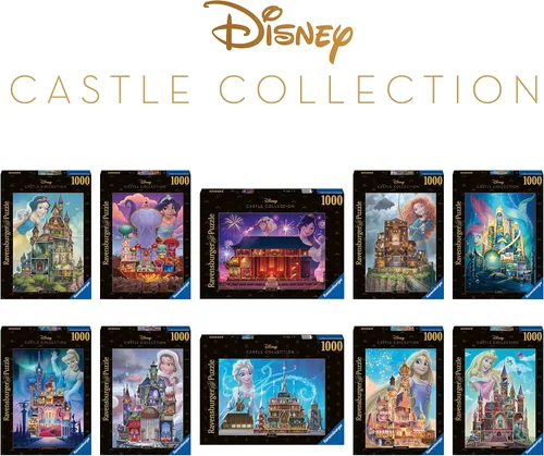 Vista 5 de Ravensburger Disney Castle Collection - Rompecabezas de 1000 piezas con temática Rapunzel Tecnología única Softclick Imágenes atractivas