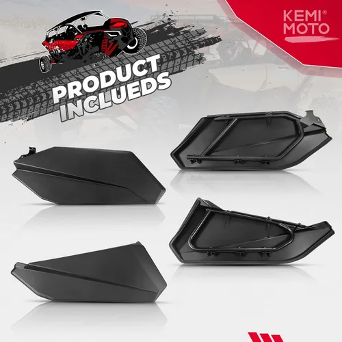 Vista 2 de KEMIMOTO Puertas inferiores X3 Max compatibles con Can Am Maverick X3 Max