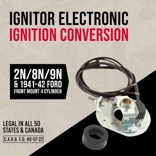 Vista 2 de PerTronix Ignitor - Kit de conversión de encendido electrónico para Ford 1941-1942 de cabeza plana de 4 cilindros y Ford Serie N tractor - 6 V