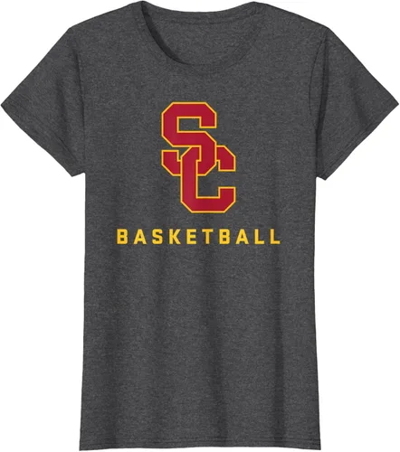 Vista 5 de Camiseta con licencia oficial de USC Trojans Basketball con logotipo icónico
