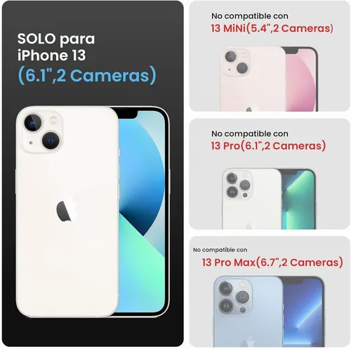 Vista 6 de FireNova - Funda diseñada para iPhone 13, 6.1 pulgadas, color verde alpino