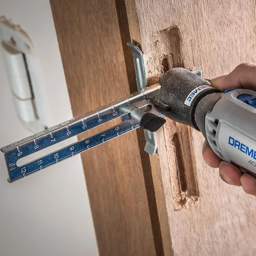 Vista 3 de Dremel 678 - Accesorio de herramienta giratoria para cortador de círculos y guía de borde recto - Compatible con modelos Dremel 4300, 4000, 3000
