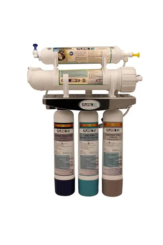 Vista 3 de PureT E3RO550-EZ, EZ Slim - Sistema de filtro de agua de ósmosis inversa - Filtros de 5 etapas E3 RO, certificado NSF, sistema de filtración de agua