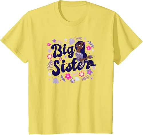 Vista 46 de Disney Encanto Isabela Madrigal Big Sister - Camiseta floral, gris, S Asfalto