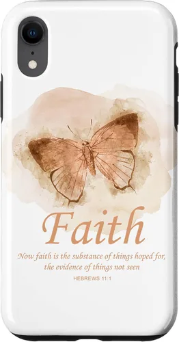 Vista 25 de Faith Bible Verse: Women’s Christian Hebrews 11:1 Quote Case for iPhone 17