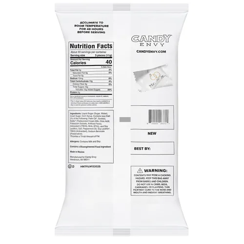 Vista 2 de Buttermints, 13 oz. Bolsa, Aproximadamente 100 mentas envueltas individualmente