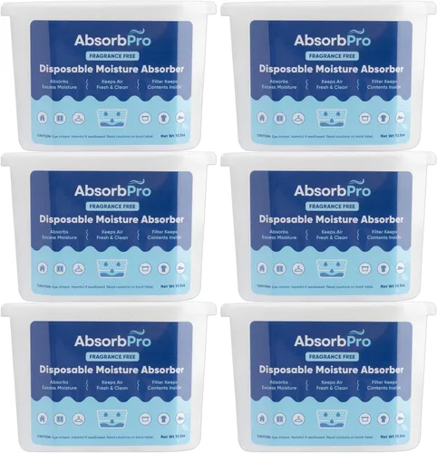 Vista 12 de Absorb Pro - Bolsa de suspensión que absorbe la humedad sin fragancia - Paquete de 3 - Paquetes de deshumidificación colgante de 16 onzas