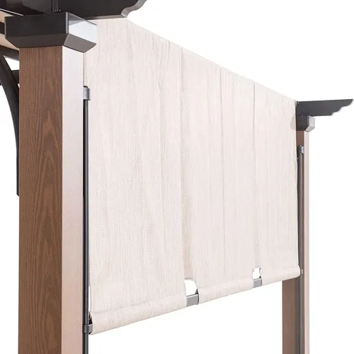Vista 5 de Ontheway Toldo de repuesto para pérgola independiente A+R vendido en Lowe's,10x10ft #L-PG152PST-B (tamaño: 200" (L) x 103" (W)) Beige
