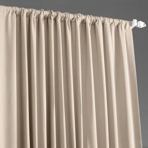 Vista 2 de HPD Half Price Drapes Cortinas extra anchas de oscurecimiento de habitación para dormitorio y sala de estar, 100 x 84 (1 panel), BOCH-120601-84-DW