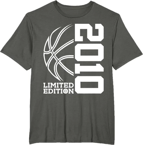 Vista 5 de Camiseta de baloncesto de 13 cumpleaños edición limitada 2010, Negro