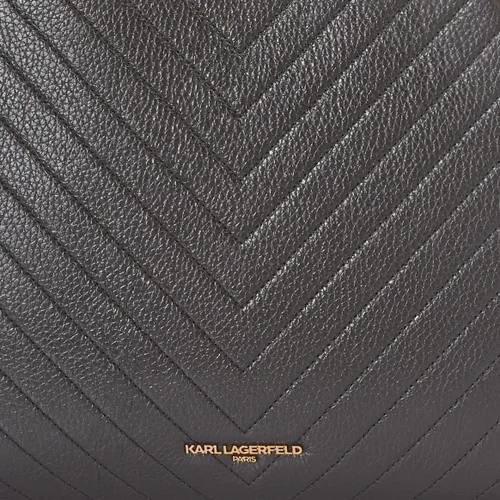 Vista 3 de Karl Lagerfeld Paris Hombro Charlotte, dorado (BlkGold)