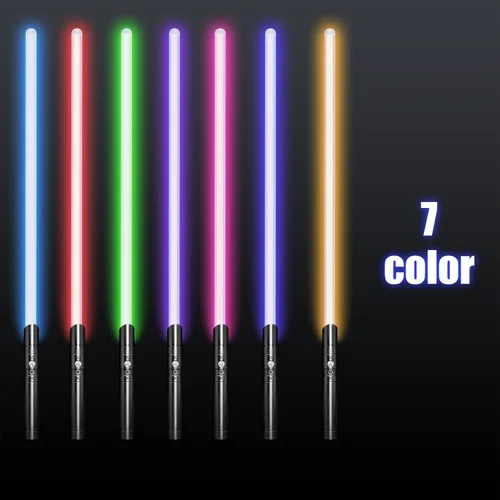 Vista 3 de Hilt recargable del metal del color del RGB del sable de luz 7 con el negro