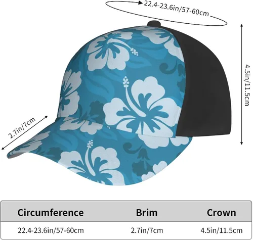 Vista 2 de niBBuns 2023 Baseball Cap Men Women,Adjustable Twill Fitted Hat Sports Outdoor