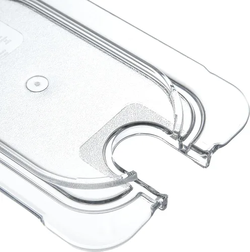 Vista 3 de Carlisle FoodService Products StorPlus StorPlus - Tapa universal de policarbonato con muescas, superficie plana con muescas, transparente
