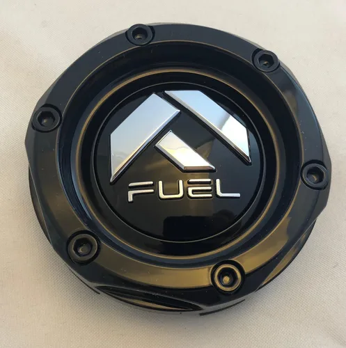 Vista 3 de FUEL offroad Tapa central de rueda negra brillante (cantidad 1) # 1003-46b