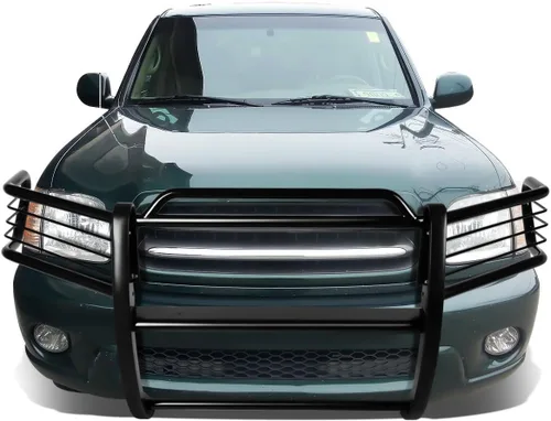 Vista 5 de DNA MOTORING GRILL-G-059-BK - Protector de rejilla para parachoques delantero, color negro, compatible con Sequoia 01-07