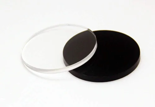 Vista 7 de 20 discos redondos de plexiglás acrílico, base de exhibición acrílica, círculos de plexiglás de 1/8 pulgadas (negro, 0.5 pulgadas)
